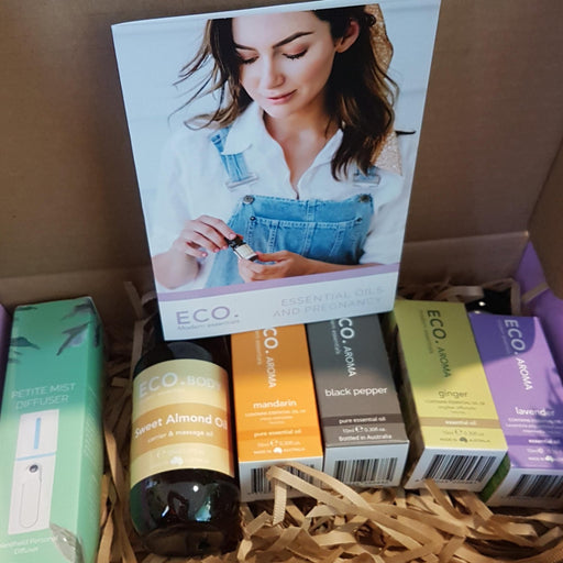 Eco Essential Oils Pregnancy Aromatherapy Box and Petite Diffuser - Teach Fun Oz Resources