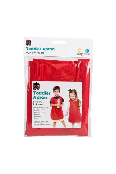 Educational Colours Toddler Smock 2-4 years - Red - Teach Fun Oz Resources