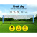Everfit Portable Sports Net Stand Badminton Volleyball Tennis Soccer 3m 3ft Blue - Teach Fun Oz Resources