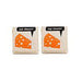 Fluf Certified Organic Cotton Reusable Snack Bag 2 Pack - Say Cheese - Teach Fun Oz Resources