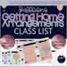 Getting Home End of Day Home Time Travel Arrangements Chart - Hot Air Balloons - Teach Fun Oz Resources