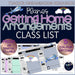Getting Home End of Day Home Time Travel Arrangements Chart - Planes and Rainbows - Teach Fun Oz Resources