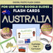Google Slides HASS Australia and Its Neighbours Digital Activity Flash Cards - Teach Fun Oz Resources