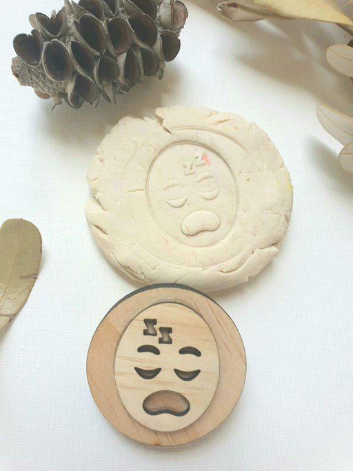 Kids Emotion Play Dough Stamps - Lil Eve Set of 6 - Teach Fun Oz Resources