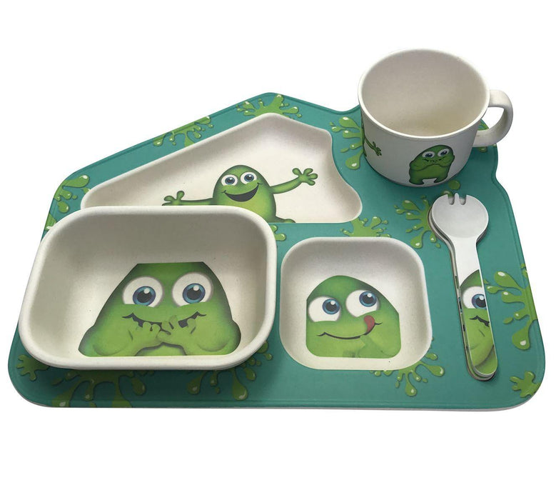 Little Mashies Bamboo Meal Set Biodegradable 5 Piece Set - Teach Fun Oz Resources