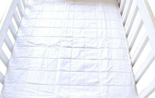 Mattress Protector - Cot Quilted Fitted White - Teach Fun Oz Resources