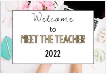 Meet the Teacher Template Editable Slideshow | TEACHER DESK - Teach Fun Oz Resources