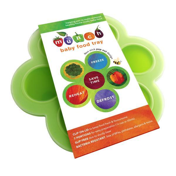 MUNCH Baby Food Tray with compartments and easy seal lid - Teach Fun Oz Resources