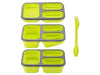 MUNCH Bento Lunchbox-3 compartments easy seal lid collapsible BPA Free - Teach Fun Oz Resources
