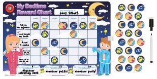 My Bedtime Reward Chart - magnetic and whiteboard set - Teach Fun Oz Resources