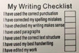 My Writing Checklist Large - Teacher Stamp - black ink - Teach Fun Oz Resources