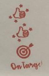 On Target Learning - Teacher Stamp Small Rectangular - red ink - Teach Fun Oz Resources