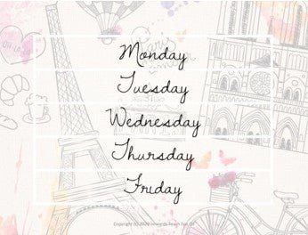 Paris France French Decor 376 Pages MEGA Pack Editable Text Eiffel Tower - Teach Fun Oz Resources