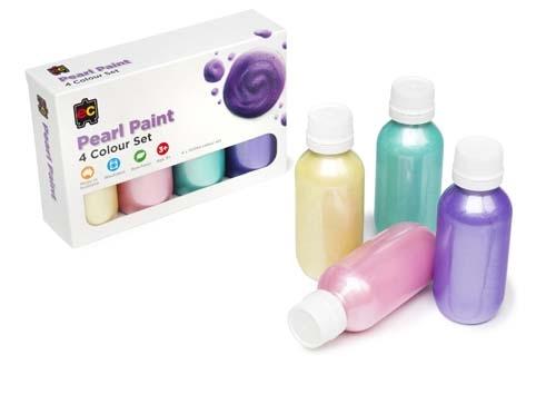 Pearl Rainbow Paint 100mL Set of 4 - Teach Fun Oz Resources
