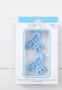 Peggles Pram Pegs - Set of 2 Baby Blue - Teach Fun Oz Resources