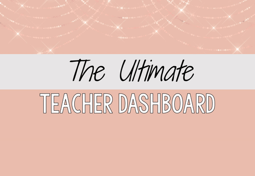 Pink Fairy Lights - Ultimate Teacher Dashboard Editable Daily Agenda Slides and Timers - Teach Fun Oz Resources