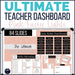 Pink Fairy Lights - Ultimate Teacher Dashboard Editable Daily Agenda Slides and Timers - Teach Fun Oz Resources