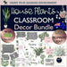 QLD Font House Plants Theme Classroom Decor Bundle All Ages Indoor Plant - Teach Fun Oz Resources