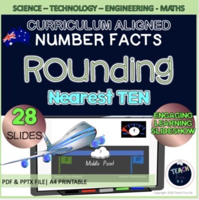 Rounding to Nearest 10 Estimation 28 Slides Powerpoint Slideshow and PDF - Teach Fun Oz Resources