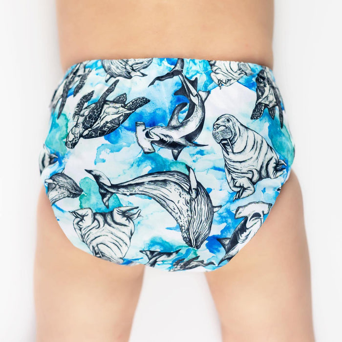 Salty Crew Designer Bums Swim Nappy velcro or snaps - Teach Fun Oz Resources