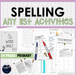 Spelling activities for any list - word work spelling centers worksheets - Teach Fun Oz Resources