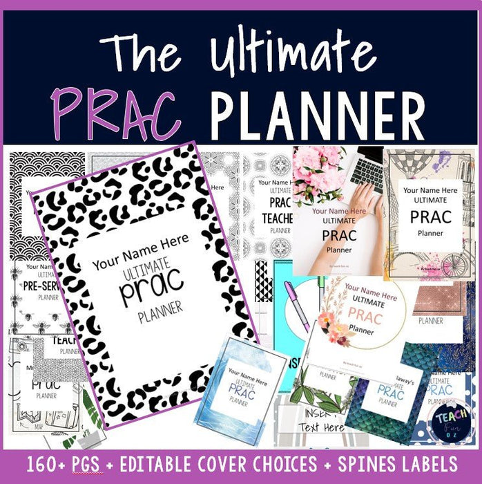 The Ultimate Prac Teacher Planner for pre service practicums printable - Australian based resources - Teach Fun Oz Resources