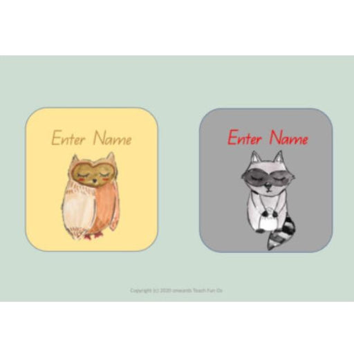 Woodland Forest Animals Decor Theme 393 Pages MEGA Pack QLD Font Australian - Teach Fun Oz Resources